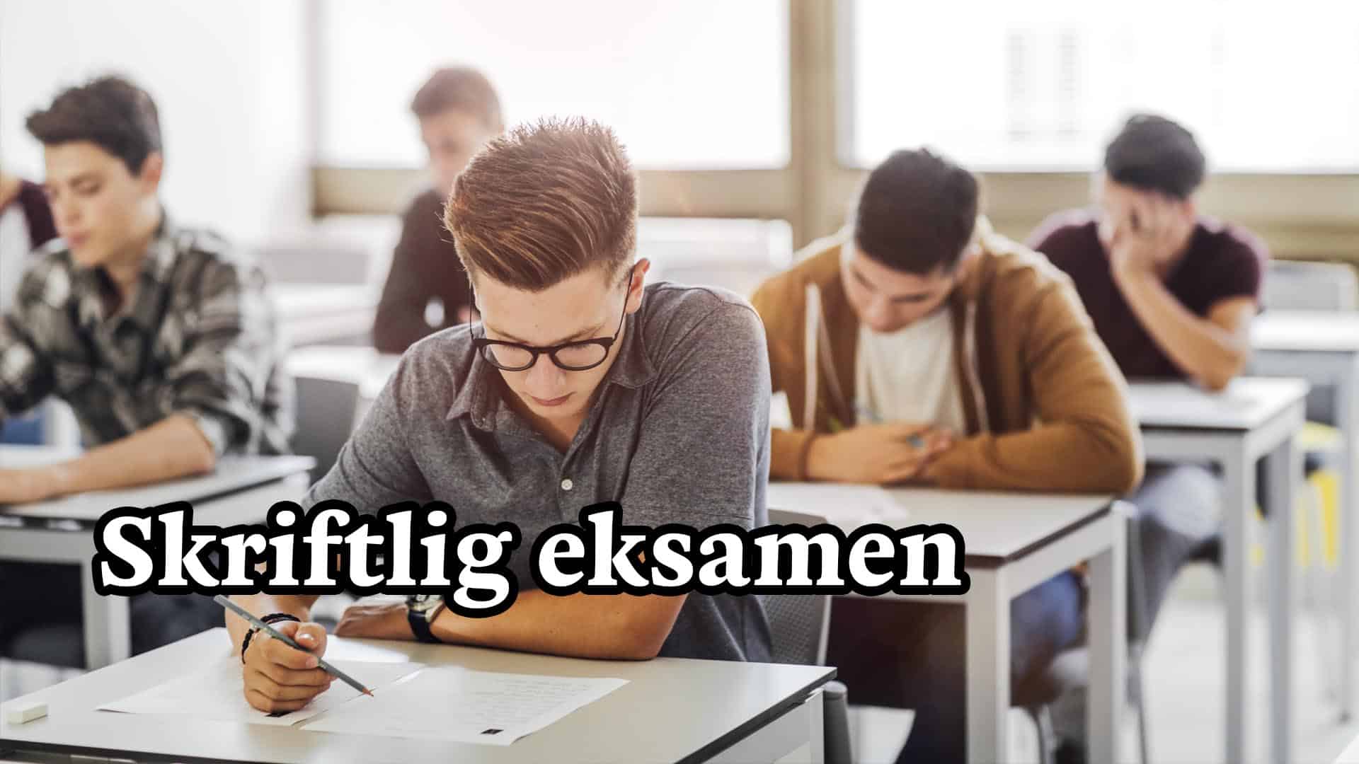 Norsk - ressurser - skriftlig eksamen