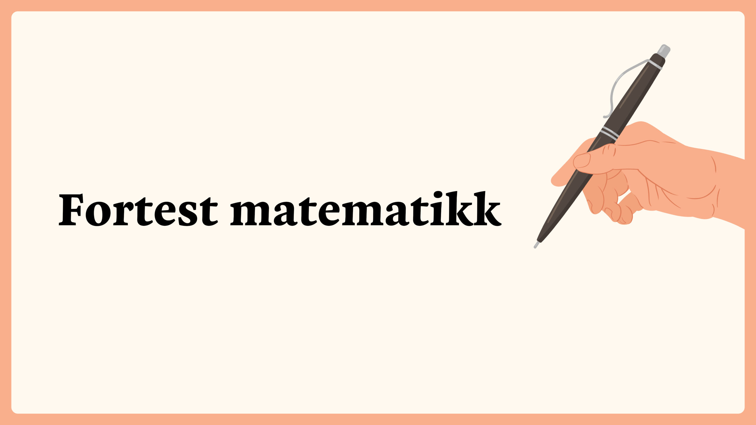 fortest matematikk